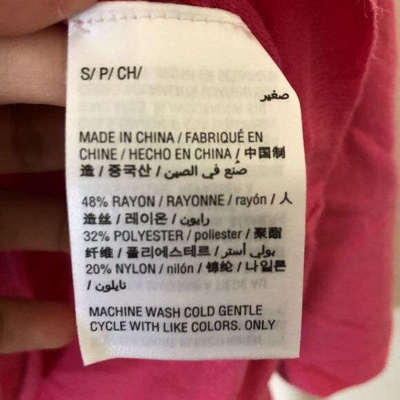 Style& Co Knit sweater Flare Tunic Pink Size S - Picture 4 of 5